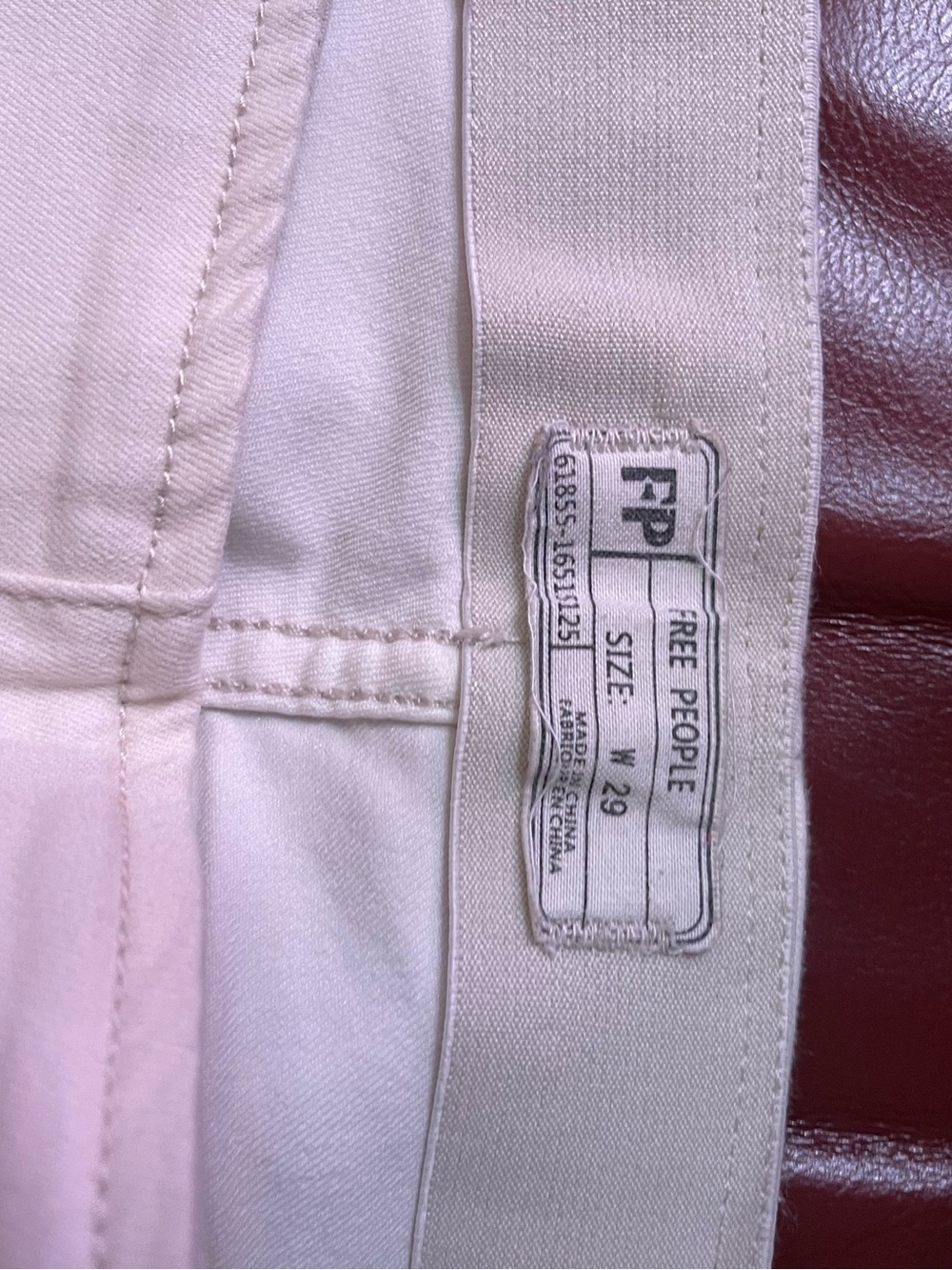 Free People off white flare jeans, size 29